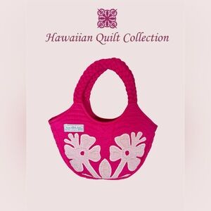 Hawaian Quilt Collection by Michael J. Gillan Quilted Floral Handbag